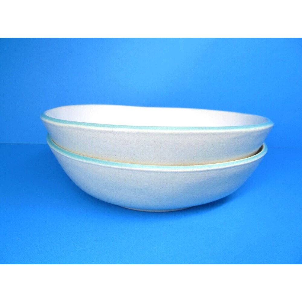 Anthropologie Portugal Out Of Round 7 3/4" Rustic Bowls Set Of 2